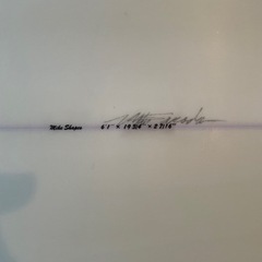 マイクシェイプス　スティンガー　サーフボード　5フィン　6.1