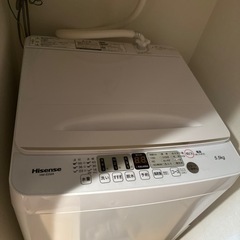 昨年購入　Hisense 5.5kg 自動洗濯機