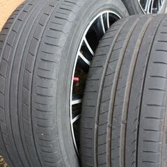 売れました！ありがとうございました！夏タイヤ&ホイール 4本セット PCD100 4穴 サマータイヤ  205/45R17 215/45R17 17インチ