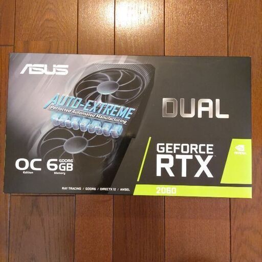 PCパーツ ASUS DUAL-RTX2060-O6G-EVO