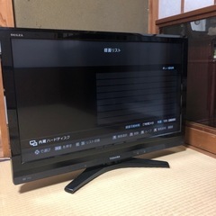 東芝レグザ　37型　録画機能内蔵　37H8000