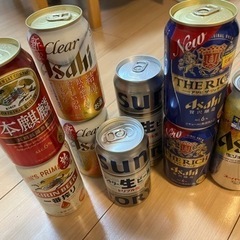 ビール各種 9本 缶チューハイ7本 2000円