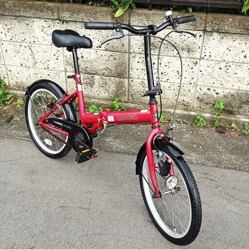★お届け可！★ 20インチ 折りたたみ自転車 『CANORO』