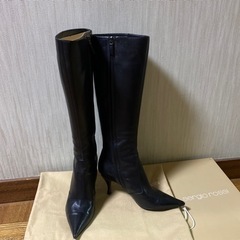 【値下げしました‼️】美品 セルジオロッシ ロングブーツ（箱付/袋付）