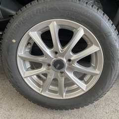 14インチ スタッドレス4本セット-155/65R14 アルミ タイヤ4本セット No 