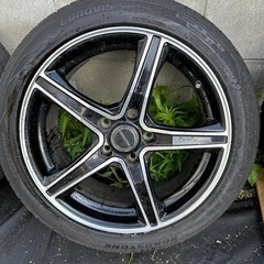 215/45R17 タイヤホイールセット C25 C26セレナ 日産 NISSAN