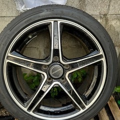 215/45R17 タイヤホイールセット C25 C26セレナ 日産 NISSAN