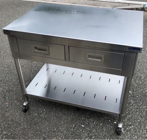 ⭐︎中古品　マルゼン　作業台(引き出し付き)  900×600×800mm  厨房用品⭐︎