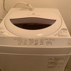 【取引中】【7/23午前まで】東芝　洗濯機　2018年製