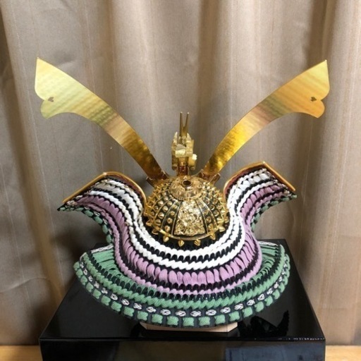 高岡銅器製 瑞穂作 源義経公 兜 兜飾りセット 【日本製】 和風