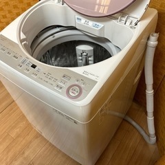 【引取】SHARP全自動電気洗濯機 7キロES-GV7CP 2019年製 引取】SHARP全自動電気洗濯機 7キロES-GV7CP 2019年製