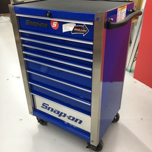 【中古】【店頭引取限定】snap-on スナップオン　ロールキャブ 工具箱 KRHT4009KPCM　ブラック　9段　176,000円