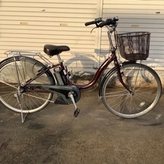 118 ヤマハ最新機種電動アシスト自転車pasnatura26インチブラウン