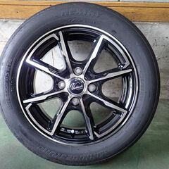 ★軽乗用車用14インチ新品アルミホイール＆中古BSタイヤ4本セット！