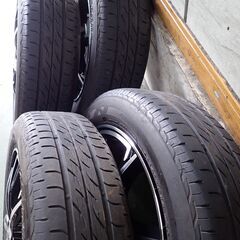 ★軽乗用車用14インチ新品アルミホイール＆中古BSタイヤ4本セット！