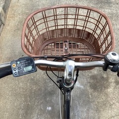 123 パナソニック新機種電動アシスト自転車vivi27インチ ブラックボディー