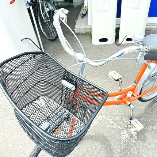 24インチ ジュニアサイクル FORTERA 7段切り替え カゴ付き 子供自転車