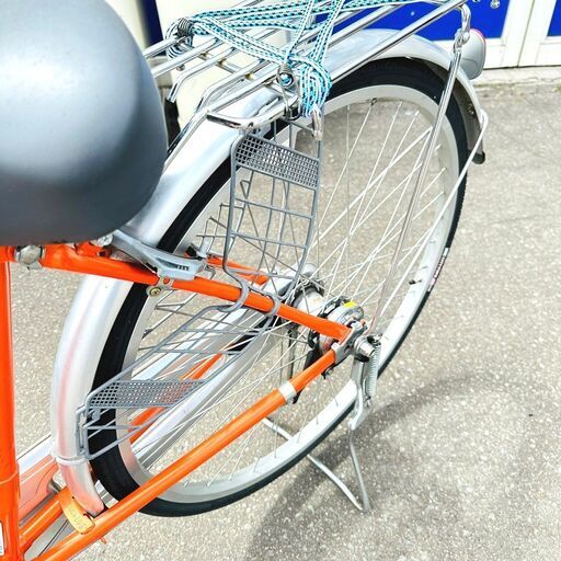 子供用自転車DAIWA24インチLDL01864ホワイト×ブルーサビ有【トレファク