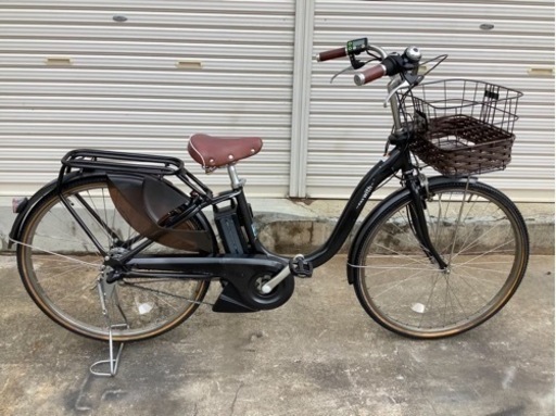 127 ヤマハ最新機種電動アシスト自転車pas wity26インチ マッドブラックアルミ