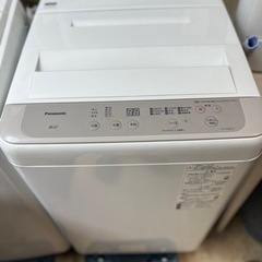 【送料無料】2021年製 Panasonic 洗濯機 6.0kg