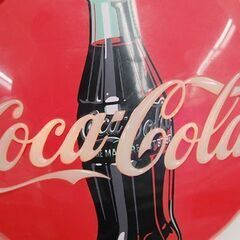 ジャンク CocaCola 丸形電話機 直径31×厚さ8cm 着信・発光確認済み 置き 掛け コカコーラ DISC Telephone 札幌市 清田区 平岡