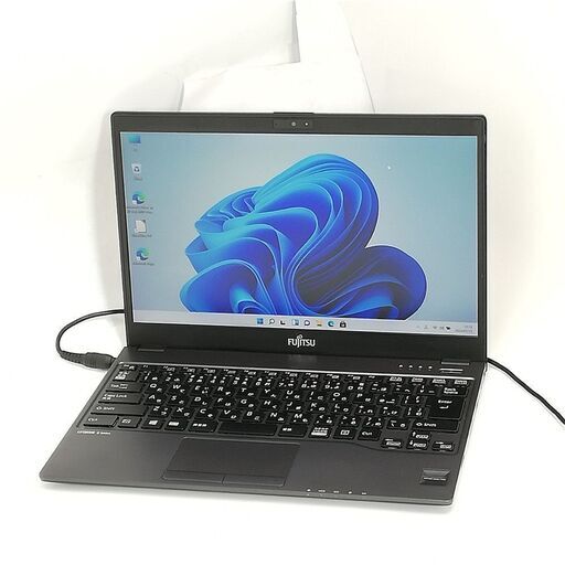送料無料 日本製 高速SSD 軽量 薄型 13.3型 ノートパソコン 富士通 U938/S 中古良品 第7世代 i5 8GB 無線 Bluetooth Webカメラ Windows11 Office
