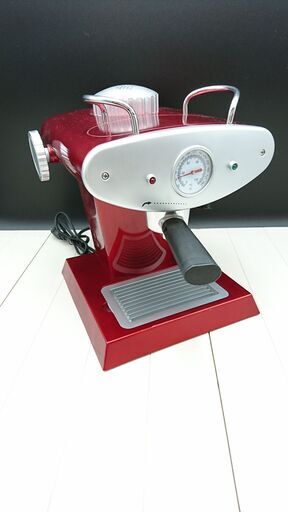 (A-2307KD1)◆SIS◆カプチーノ\u0026エスプレッソマシン◆C2007◆レッド◆付属品なし◆