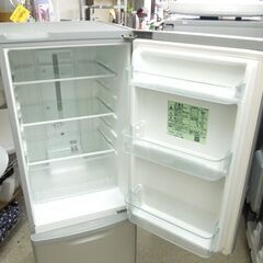 札幌 2017年製 168L 2ドア冷蔵庫 パナソニック NR-B179W シルバー 100L 