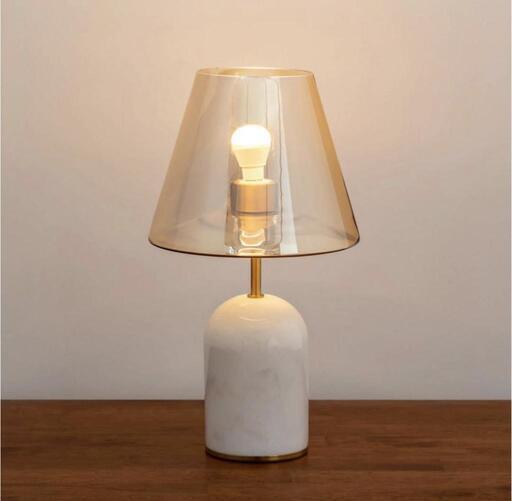 KANADEMONO Glass × Marble　Nostalgic Table Lamp