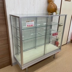 NISSIN☆日進☆ガラスショーケース☆120㎝☆コレクションケ...