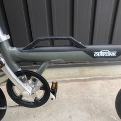 売切🔳ピカピカ中古車☆超！軽量8.5kg ログ アウトランク　折り畳み自転車 14インチ　LOG OUTRUNK
