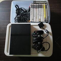 プレステ2(PlayStation2)とコントローラー1+メモリ...