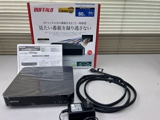BUFFALO バッファロー テレビ録画用USBハードディスク 4.0TB HDT-AVU3/V USED品現状にて 引取のみ！