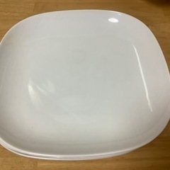 大皿　お皿　クアドロプレート　白色　25cm
