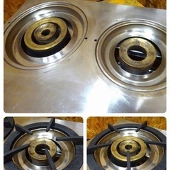 (1050-1) maruzen マルゼン 業務用 卓上 2口 ガスコンロ 親子コンロ M-212C 2021年製 都市ガス 13A 中古 厨房 飲食店 店舗