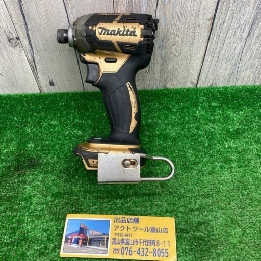 中古品△【100周年モデル】マキタ　充電式インパクトドライバ　TD148DSP1ゴールド　本体のみ△A△IT9YEFMRS4JC