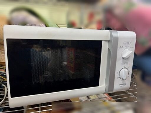 ヤマゼン 電子レンジ 2017年製 YRB-207(W) 50HZ専用 USED品現状にて 引取にて！
