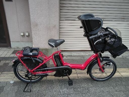 [YAMAHA] PAS Kiss(パス キス)mini 20吋 電動アシスト自転車 8.7Ahバッテリー+充電器(レッド)