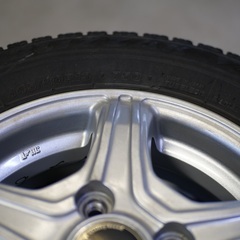 4本セット BRIDGESTONE ブリヂストン BLIZZAK VRX 145/80R13 75Q ホイール付き BALUMINUM バルミナ 3×4.00B 4穴 PCD 100 オフセット 45
