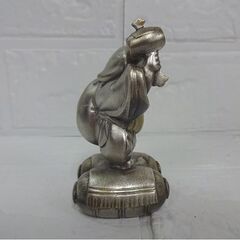 純銀製 大黒天 約74.6g 置物 七福神 縁起物 高さ約8.4cm 大黒様 インテリア