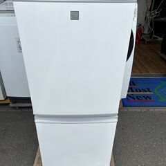 冷蔵庫 シャープ SJ-D14E6-KW 2019年 137L キッチン家電 れいぞうこ【安心の3ヶ月保証★送料に設置込】💳自社配送時🌟代引き可💳※現金、クレジット、スマホ決済対応※