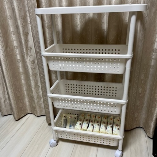 日本最大級 R208 Used・美品 三友ファニチャーランドリー収納（NA）幅