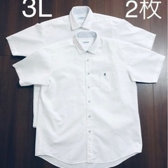 【取引中】愛知大成高校 半袖シャツ 3L ２枚セット 男子夏服　