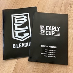 2017年アーリーカップパンフレット　Bリーグクリアファイル