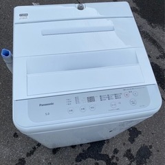 万代店 2022年 パナソニック 全自動電気洗濯機 NA-F5B1 5.0kg 槽乾燥