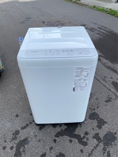 万代店　2022年　パナソニック 全自動電気洗濯機 NA-F5B1 5.0kg 槽乾燥