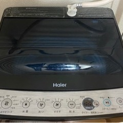 2019年製 Haier 洗濯機+突っ張り棚