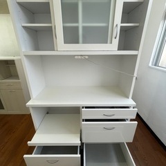 送料・設置込み　キッチンボード　食器棚　浅川木工株式会社