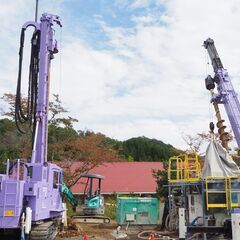 現場見学、会社見学だけでもOK！手を貸してください！　新日本建設地盤改良　地盤改良工事スタッフの募集です！ - 土木