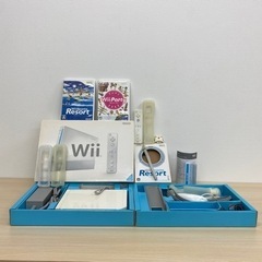 Wii本体・ソフト2本セット【Z-613】